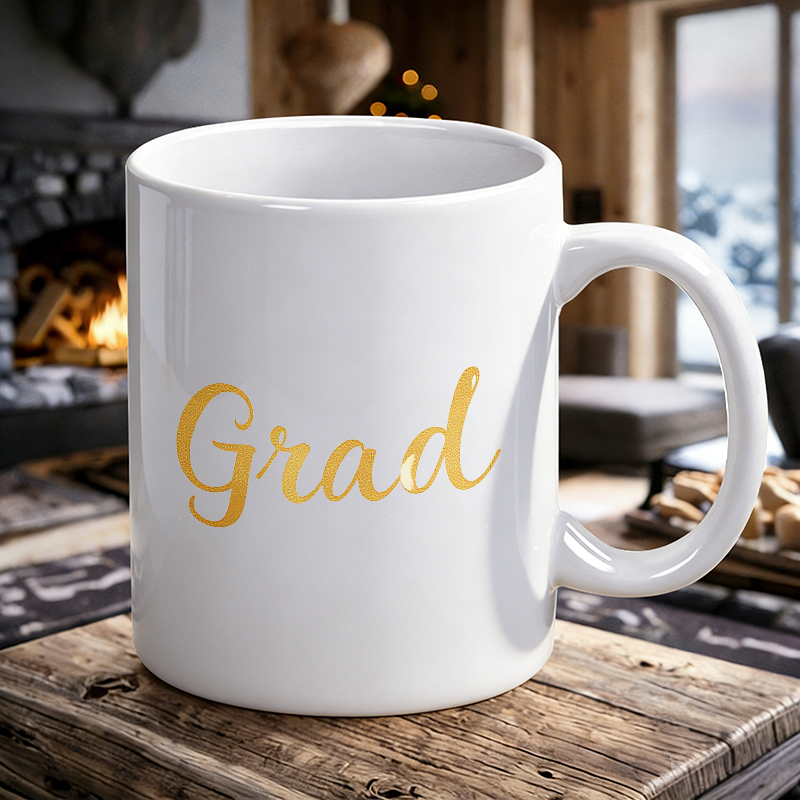 Coffee Tea Font - Elegante taza de cerámica con fuente