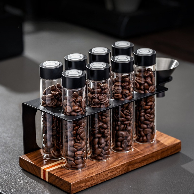 Coffee Tea Jars - JUSTINLAU Frascos de Vidrio para Almacenamiento