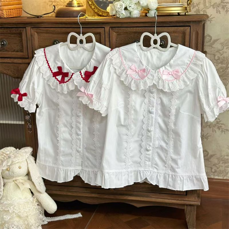 Coffee Tea Weight Loss - Blusa Japonesa Estilo Lolita para Mujer,