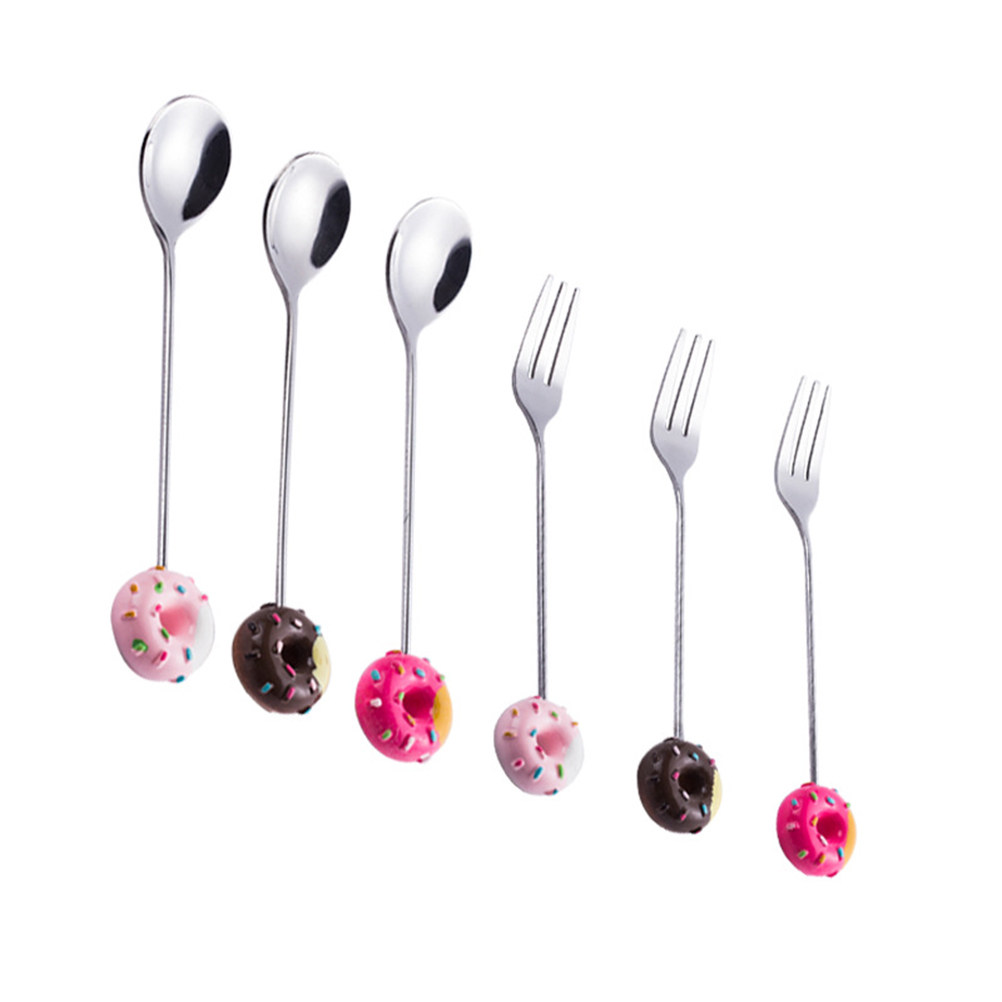 Coffee Jelly Tea - Juego de 4 cucharas de postre