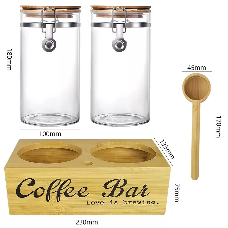 Coffee Tea Jars - Frascos de almacenamiento de café, paquete