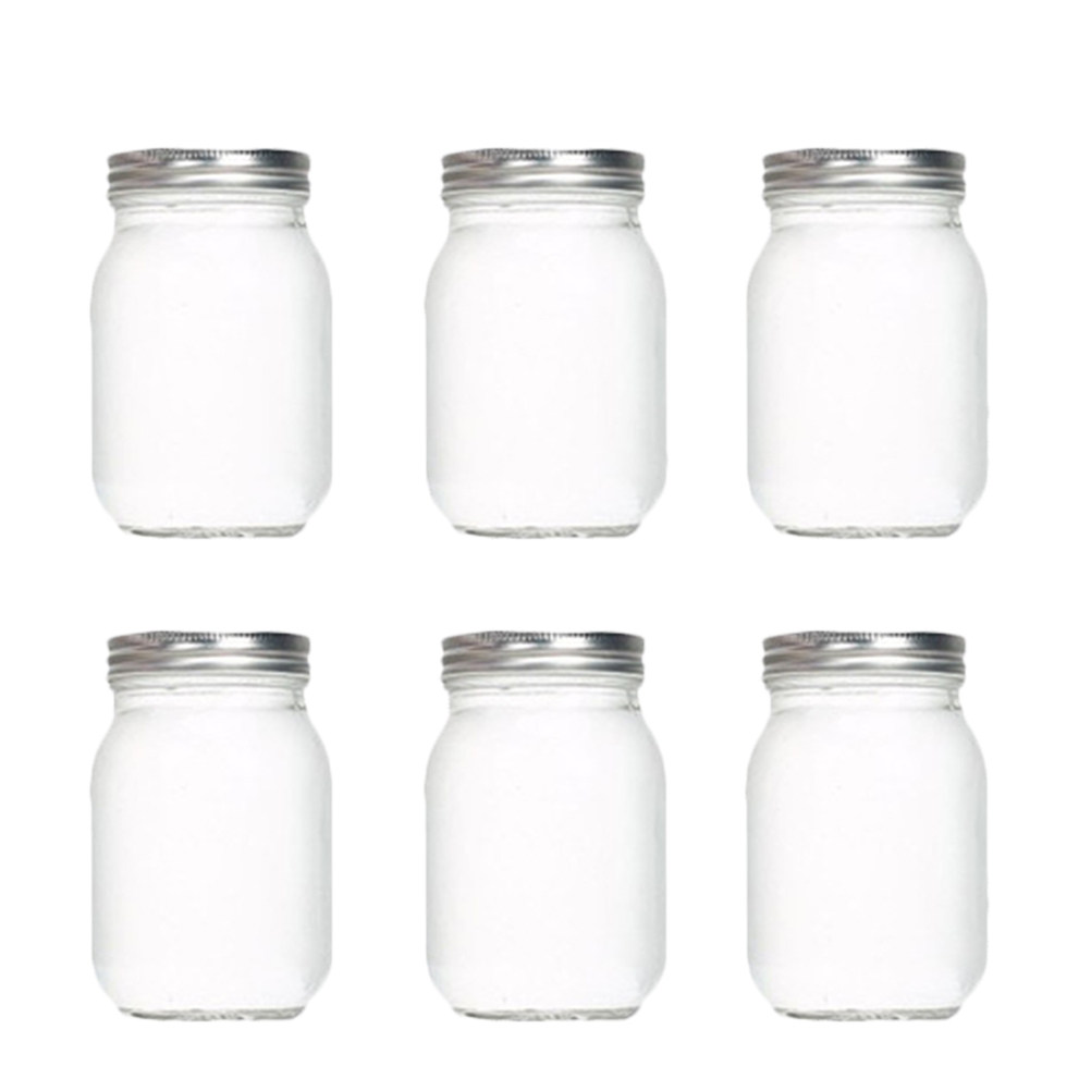 Coffee Tea Jars - Juego de 6 Frascos de Vidrio