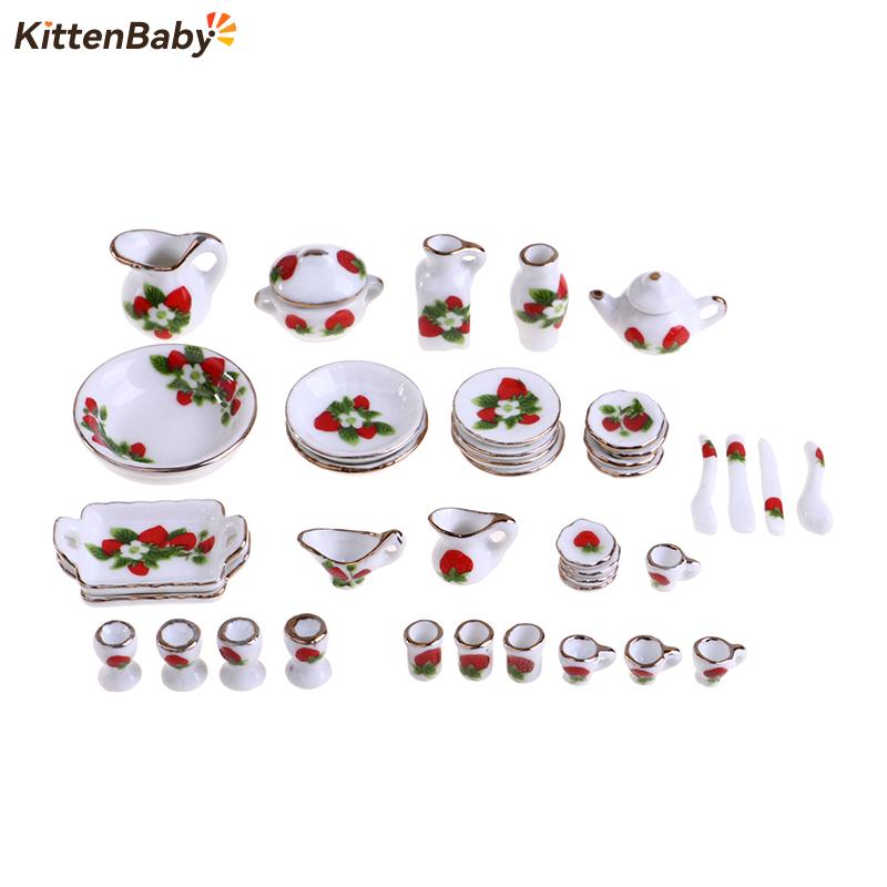 Coffee Tea Sugar Set - Juego de vajilla de cerámica para