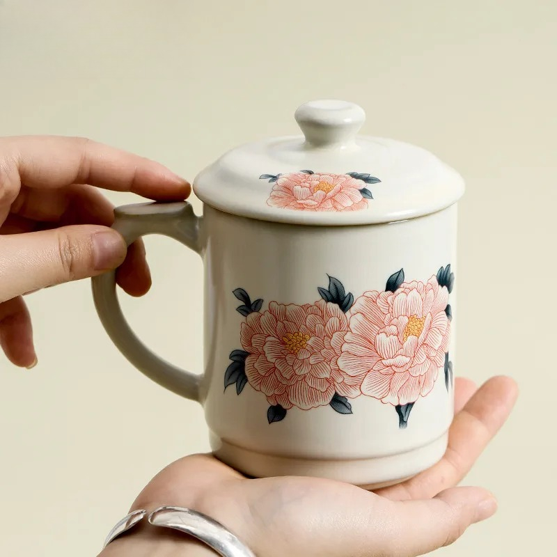 Coffee Jelly Tea - Taza de café de peonía, gelatina