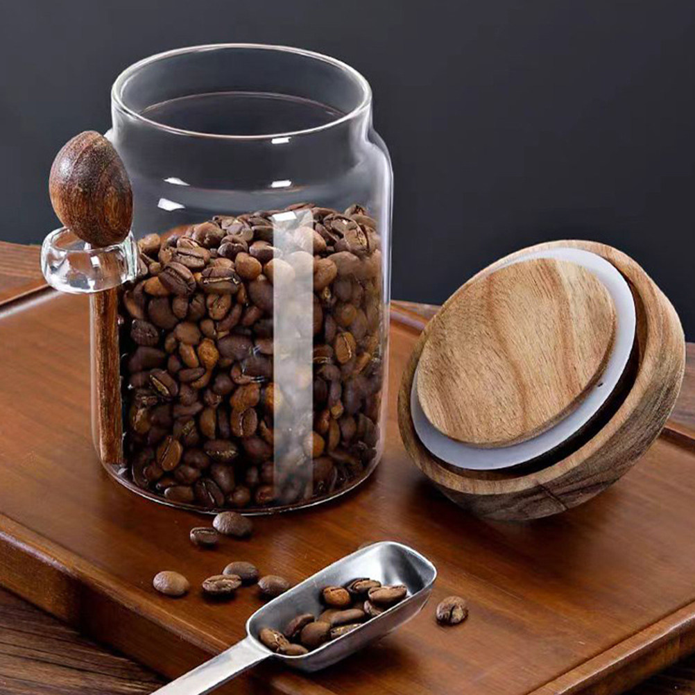 Coffee Tea Jars - Frasco de Vidrio para Almacenar Granos
