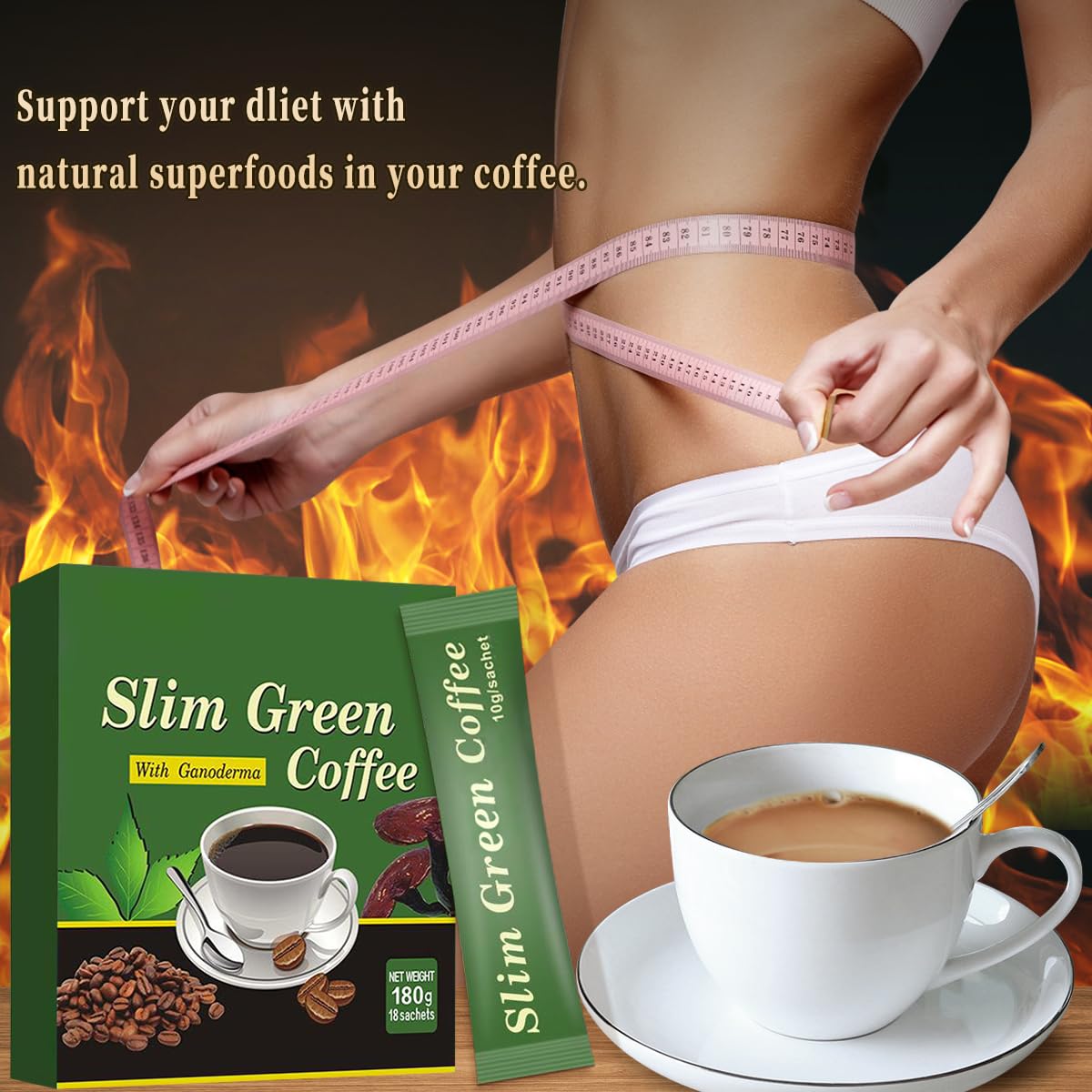 Coffee Tea Weight Loss - 18 unids/caja Premium café verde delgado