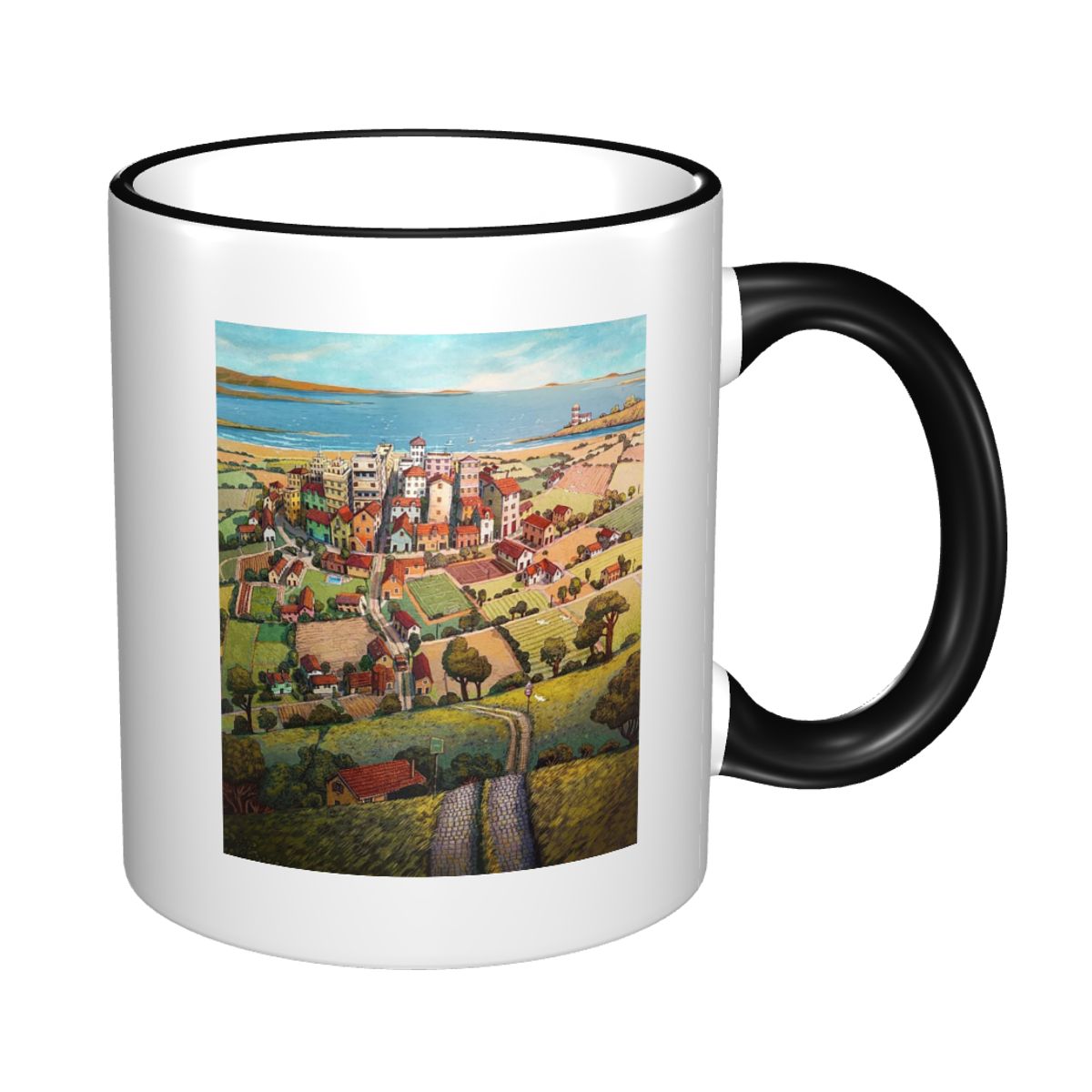 Coffee Tea Logo - Taza divertida de cerámica con logotipo