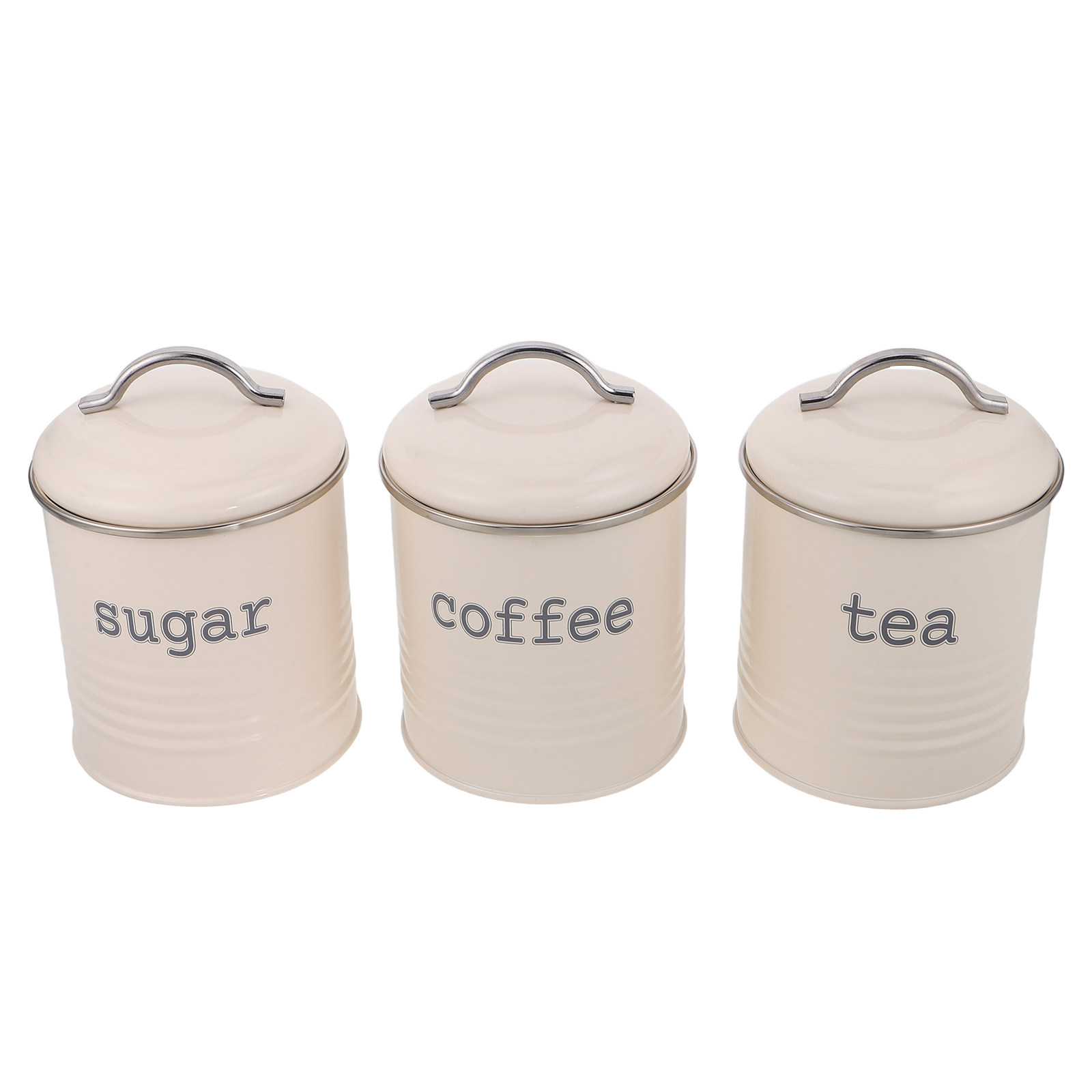 Coffee Tea Sugar Set - Juego de 3 Recipientes Herméticos para