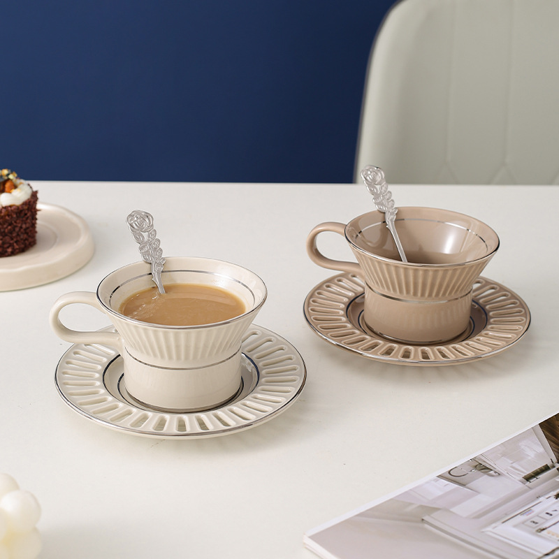 Coffee Tea Sugar Set - Taza de café de cerámica de