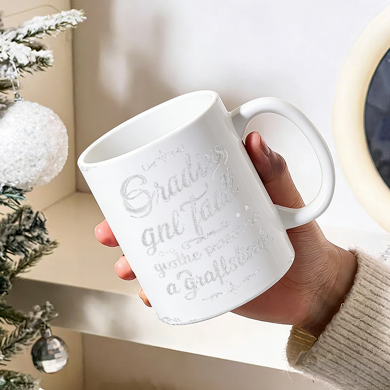 Taza de cerámica con fuente de - Coffee Tea Font reseña y precio