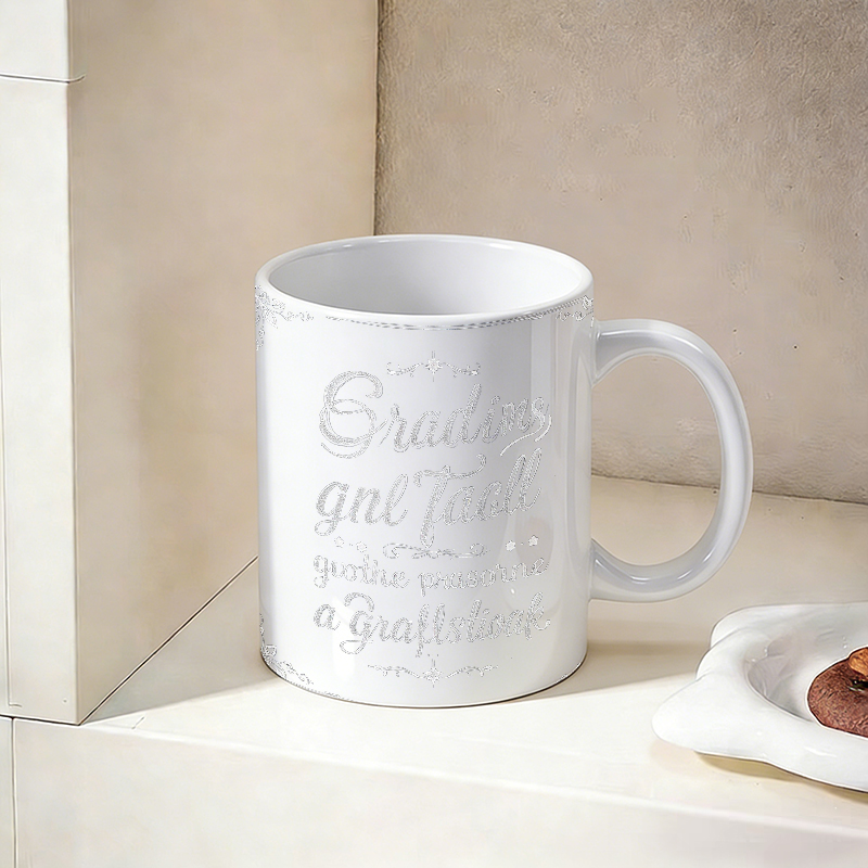 Taza de cerámica con fuente de - Coffee Tea Font reseña y precio