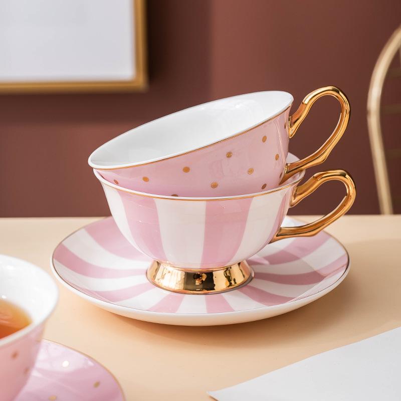 Tazas de Café de Cerámica Rosa - Coffee Tea Sugar Set reseña y precio