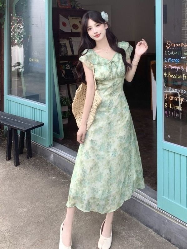 Vestido Maxi Estampado Floral  - Coffee Tea Weight Loss reseña y precio