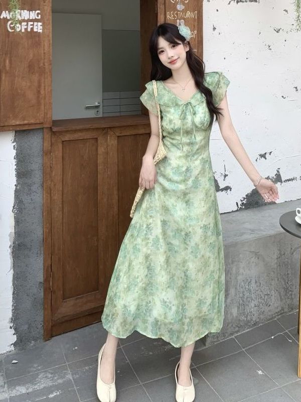 Vestido Maxi Estampado Floral  - Coffee Tea Weight Loss reseña y precio