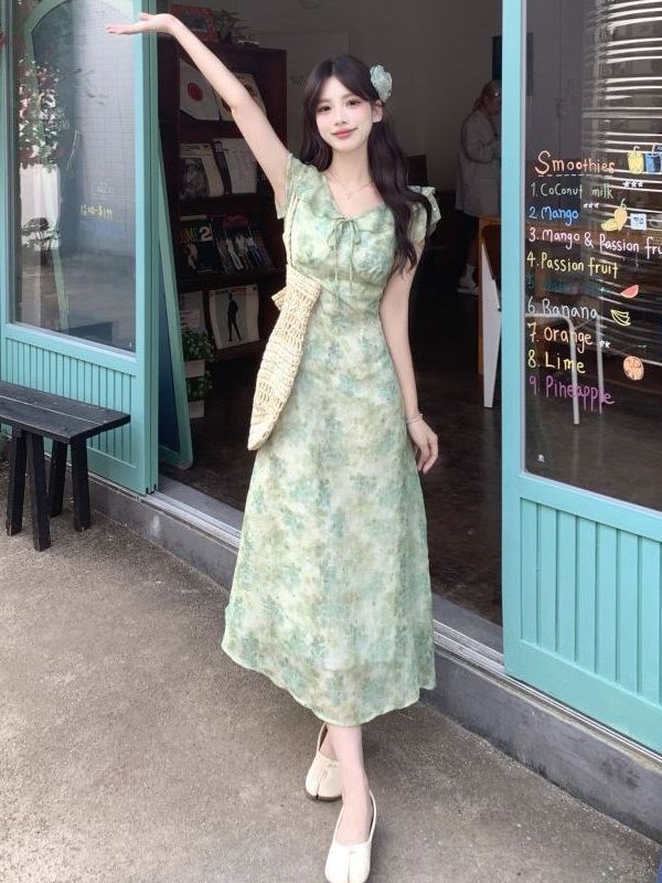 Vestido Maxi Estampado Floral  - Coffee Tea Weight Loss reseña y precio