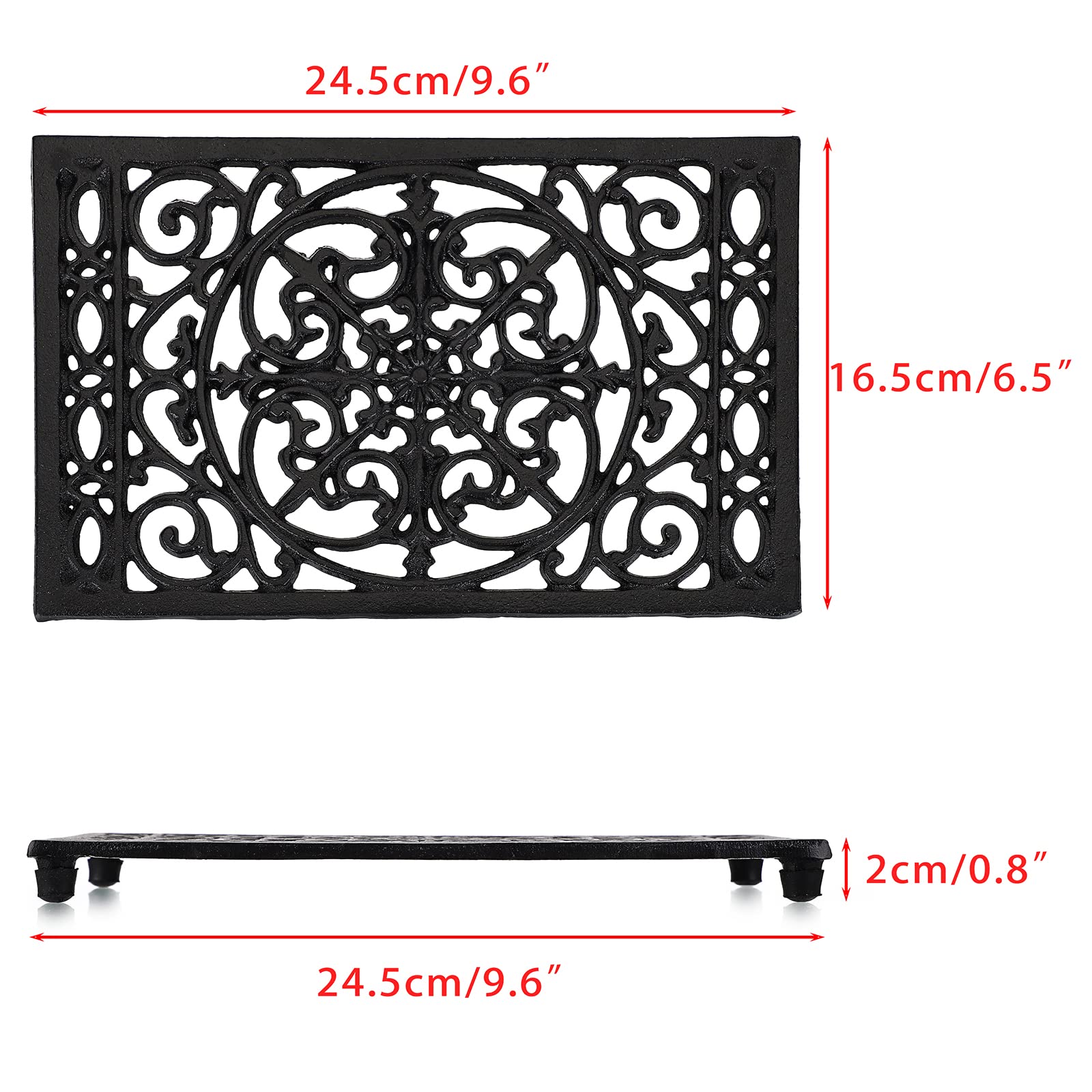 Mesera rectangular de hierro f - Cast Iron Teapot reseña y precio