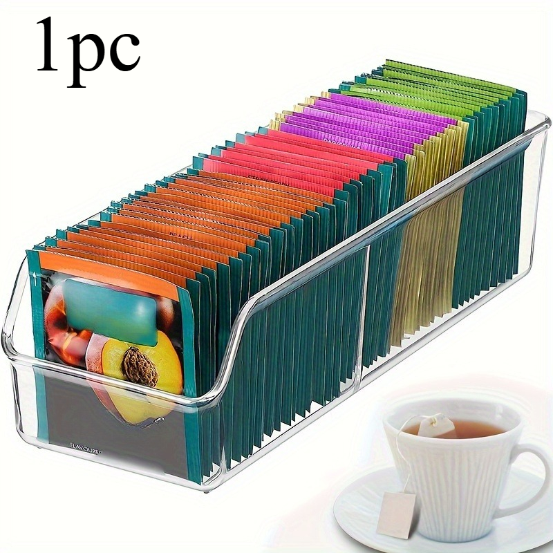 Caja organizadora transparente - Coffee Tea Sugar Set reseña y precio