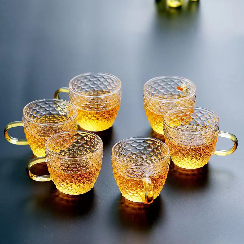 Juego de tazas de té de vidrio - Coffee Tea Sugar Set reseña y precio