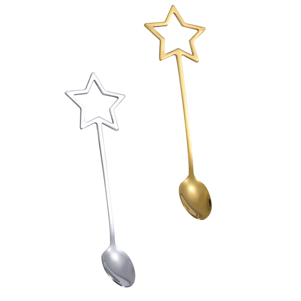 2 Cucharas de Postre de Acero  - Coffee Jelly Tea reseña y precio