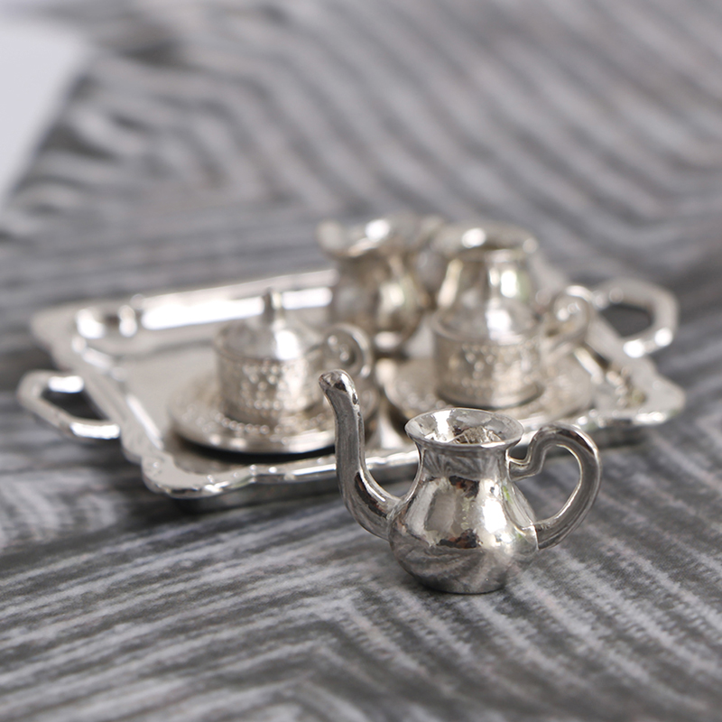 10 unids/set 1/12 casa de muñe - Coffee Tea Sugar Set reseña y precio