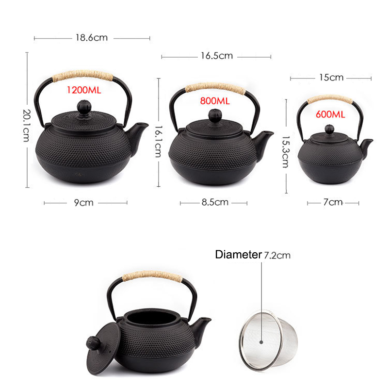 Tetera de hierro japonesa UPOR - Cast Iron Teapot reseña y precio