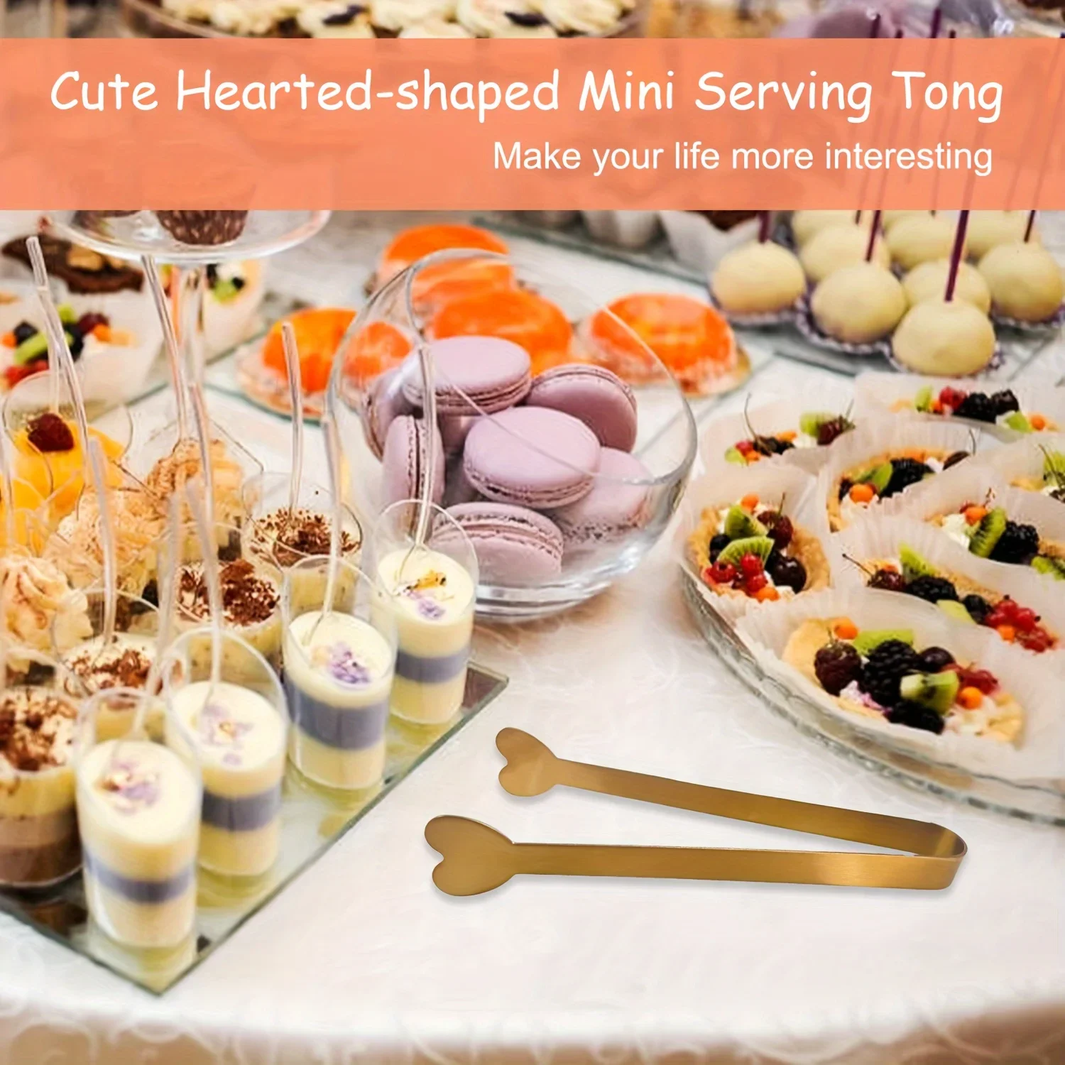 Mini pinzas en forma de corazó - Coffee Tea Sugar Set reseña y precio