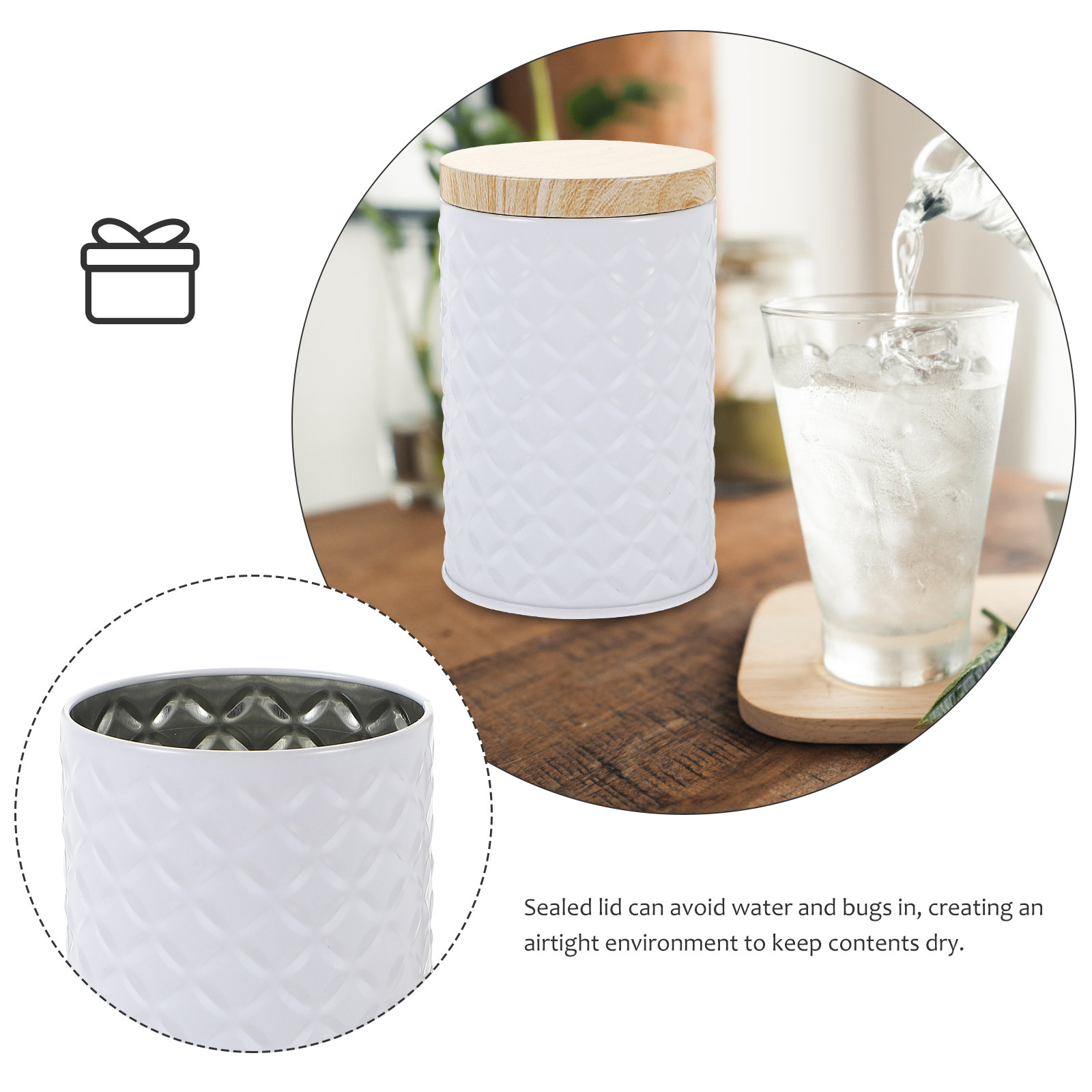 2 Recipientes de Almacenamient - Coffee Tea Jars reseña y precio
