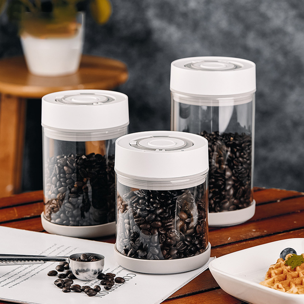 Tarro de vidrio a prueba de hu - Coffee Tea Jars reseña y precio