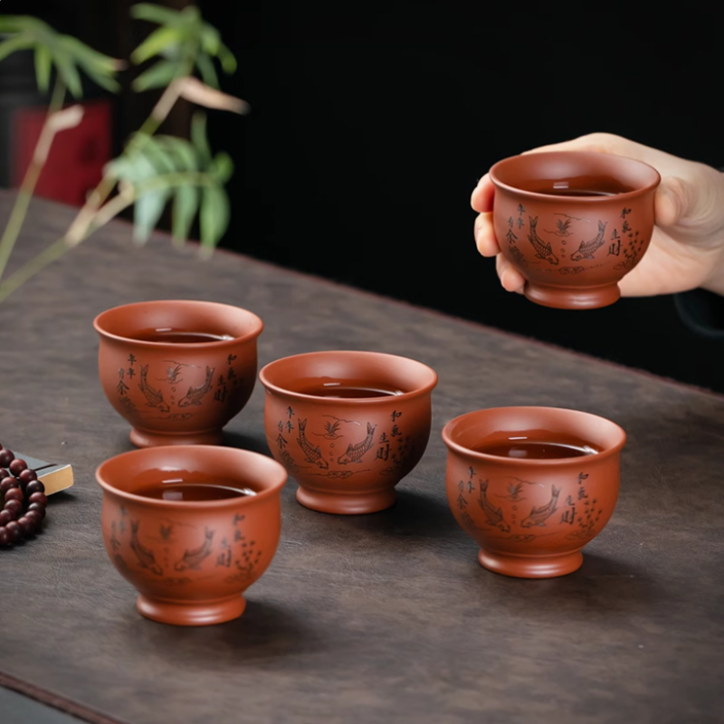 Taza de té de arcilla púrpura  - Coffee Tea Sugar Set reseña y precio