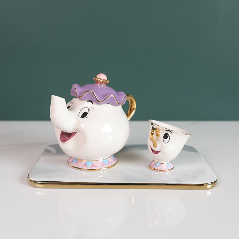 Tetera de dibujos animados La  - Coffee Tea Sugar Set reseña y precio