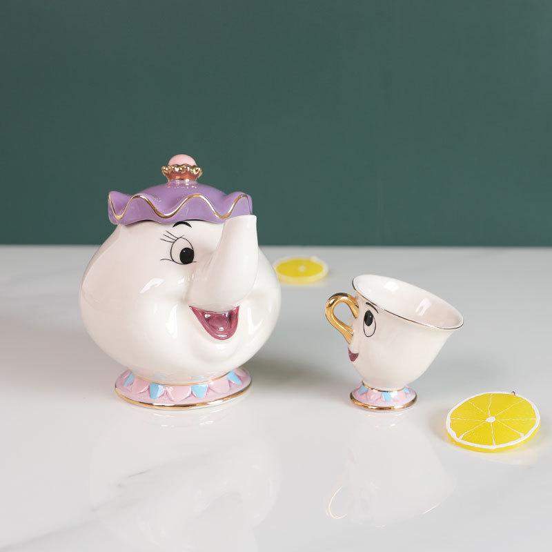 Tetera de dibujos animados La  - Coffee Tea Sugar Set reseña y precio