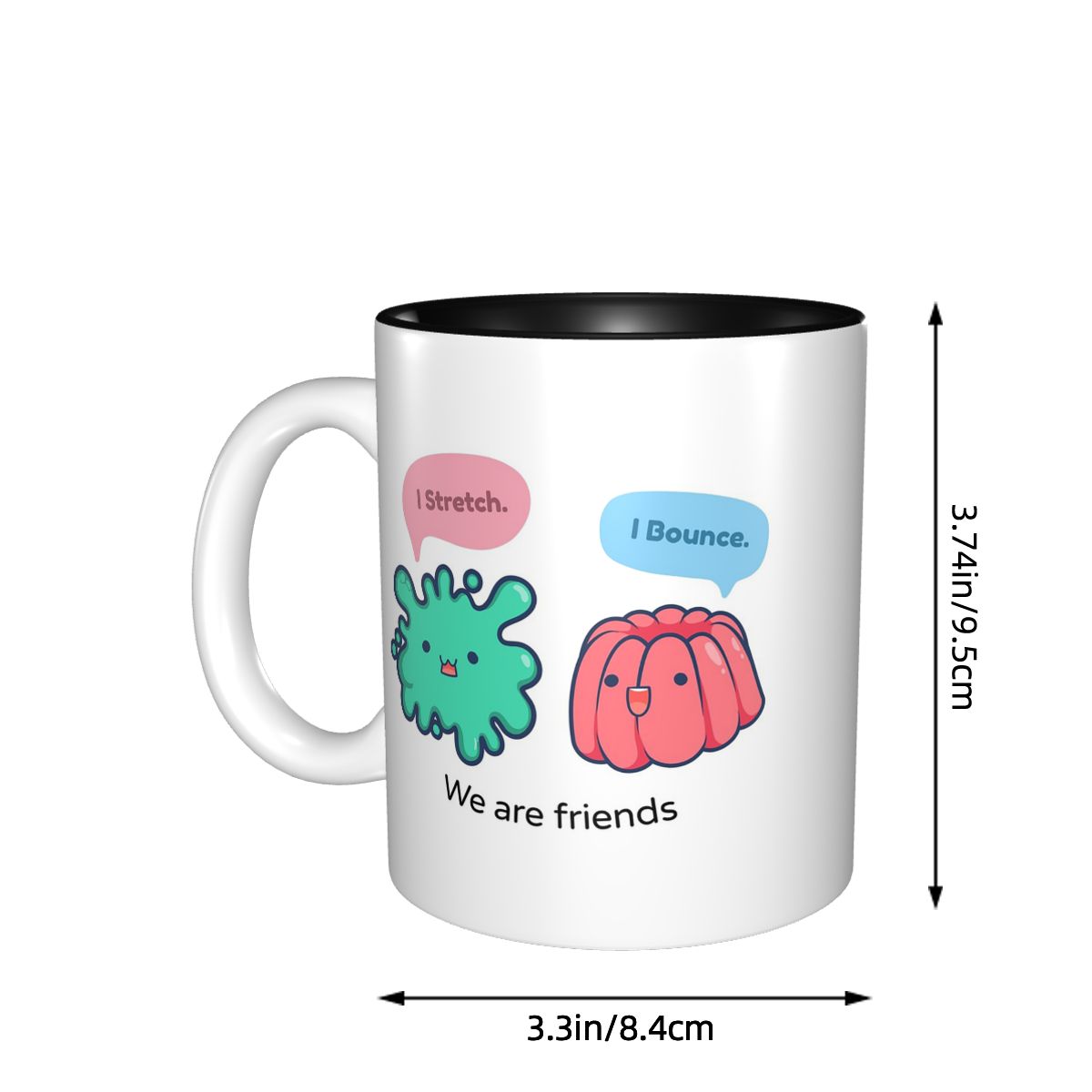 Taza de cerámica divertida con - Coffee Jelly Tea reseña y precio