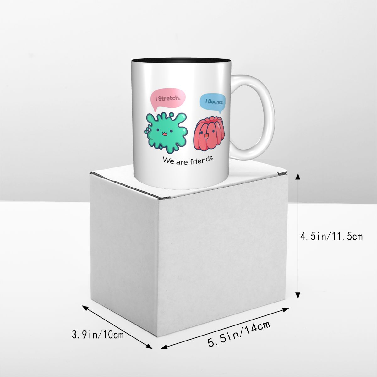 Taza de cerámica divertida con - Coffee Jelly Tea reseña y precio