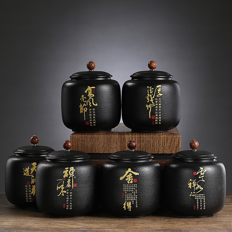 Lata de té sellada de cerámica - Coffee Tea Font reseña y precio