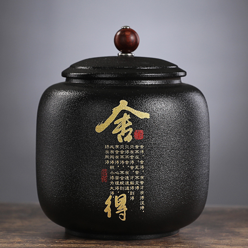 Lata de té sellada de cerámica - Coffee Tea Font reseña y precio