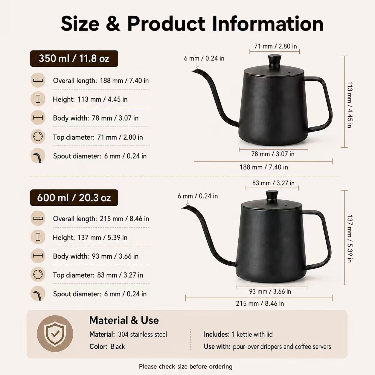 Cafetera de Acero Inoxidable 3 - Coffee Tea Jars reseña y precio