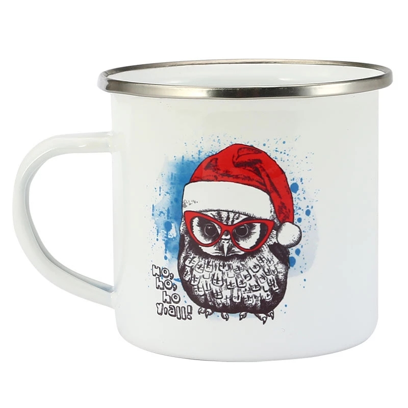 Taza de Café Esmaltada de 350  - Coffee Tea Logo reseña y precio