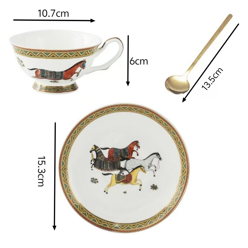 Juego de Taza y Platillo de Po - Coffee Tea Spoon reseña y precio