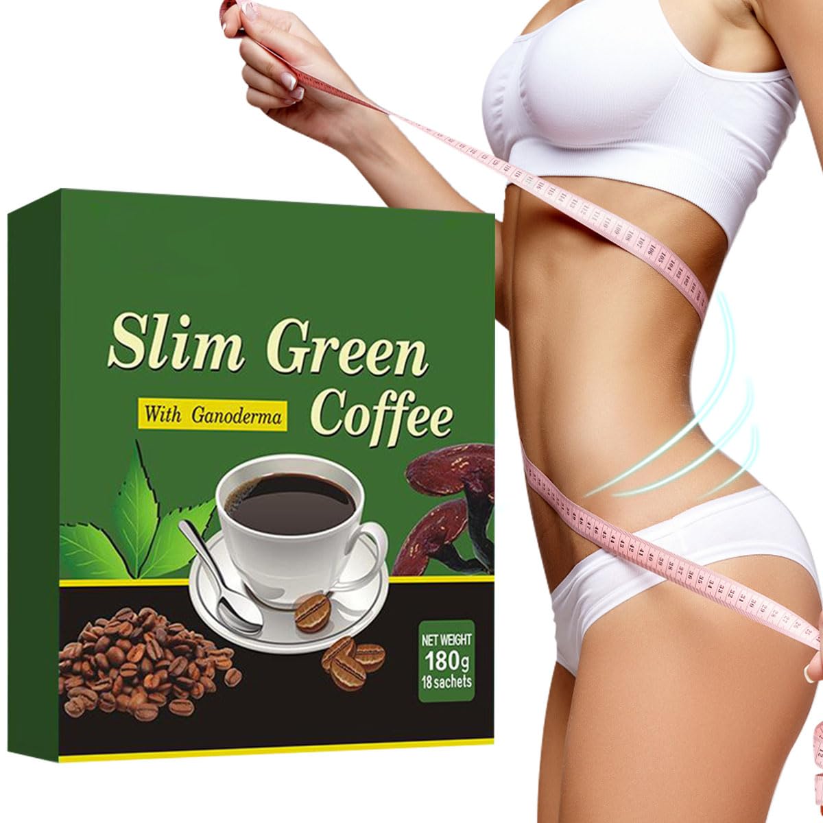 18 unids/caja Premium café ver - Coffee Tea Weight Loss reseña y precio