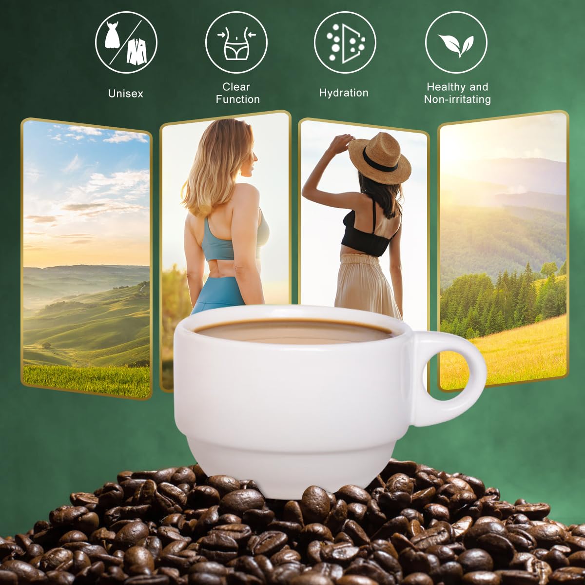 18 unids/caja Premium café ver - Coffee Tea Weight Loss reseña y precio