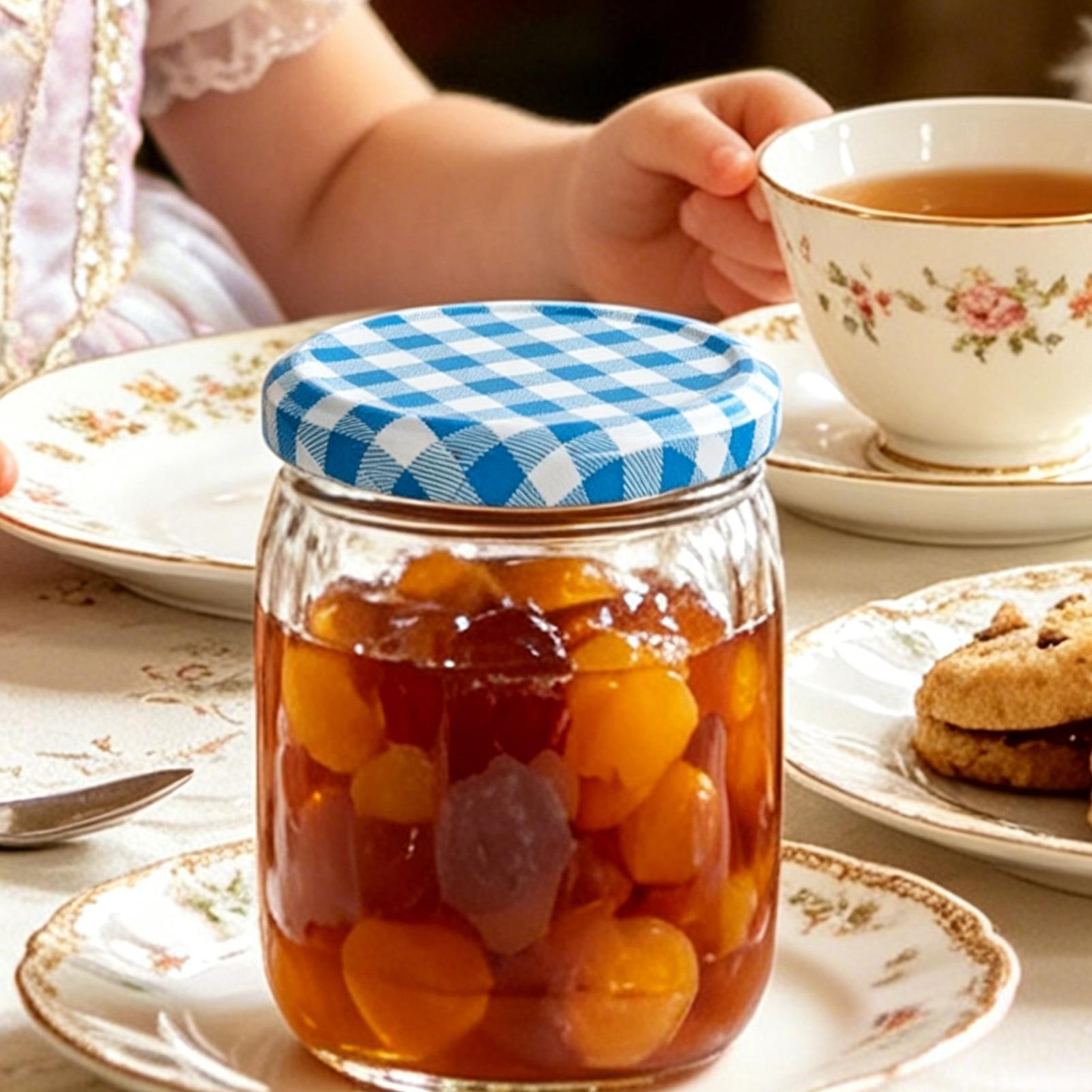 Tapas para conservas, 50 pieza - Coffee Tea Jars reseña y precio