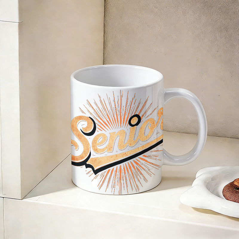Taza de Cerámica 'Senior' con  - Coffee Tea Font reseña y precio