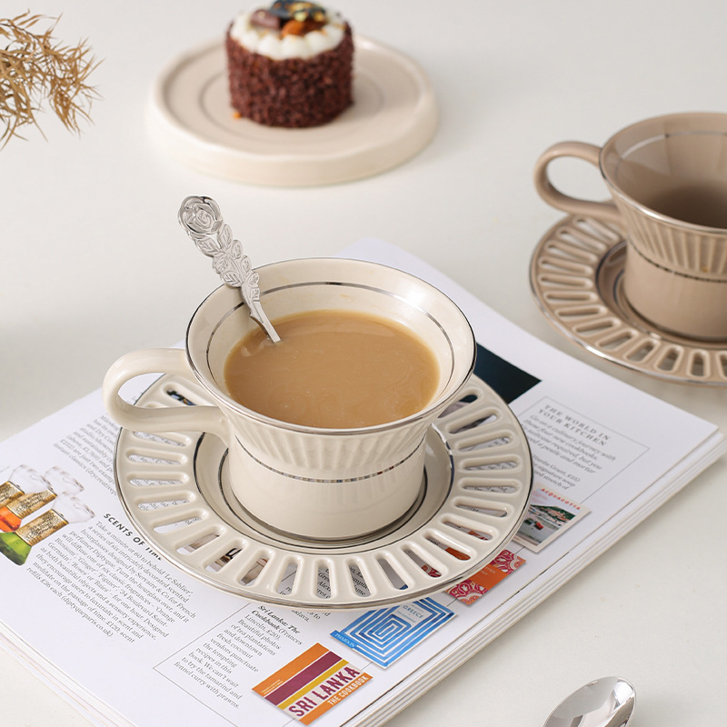 Taza de café de cerámica de lu - Coffee Tea Sugar Set reseña y precio